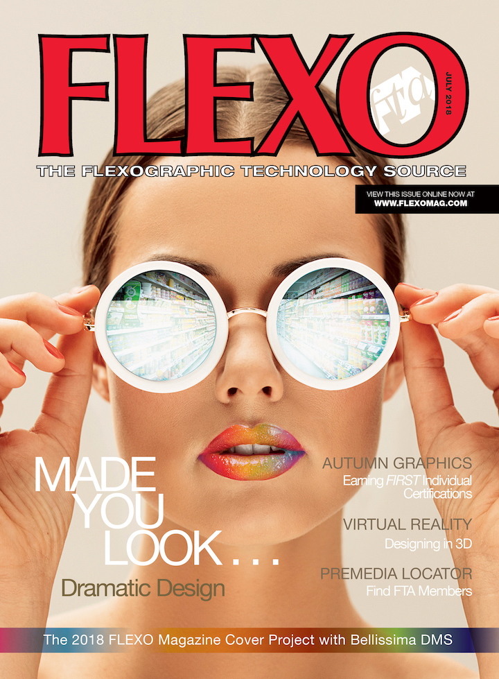 The 2018 FLEXO Magazine Cover Project Used Design & Software to Push Flexography Past Offset & Gravure